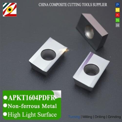 EDGEV CNC Carbide Inserts APKT1604PDFR AH Milling Cutter Face Mill Tool Machining Aluminum Copper