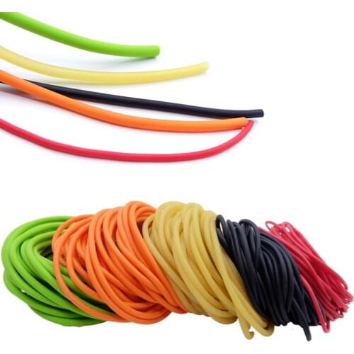 5Meters Elastic Rubber Band Tube Latex Rope For Slingshots Fishing Outdoor Hunting Shooting Fitness Yoga Pull Band 1745