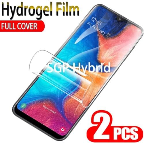 2PCS Hydrogel Film For Samsung Galaxy A20 SM-A205F Screen Protector Display Protective Film For samsung a20 a 20 a205f samsang
