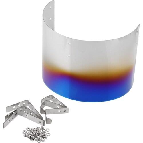 Racing Cars Cold Air Intake Filter Cover Cone Heat Shield Vent Universal B