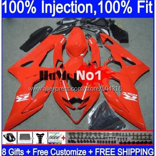 Injection For SUZUKI GSX R1000 GSXR-1000 2005 2006 21MC.68 GSX-R1000 GSXR 1000 1000CC 05 K5 GSXR1000 05 06 Fairing Light red
