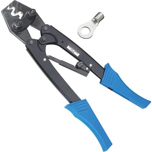 Japanese style capacity 6-25mm2 for non-insulated terminals (Point type)crimping plier 10-4AWG crimper кримпер