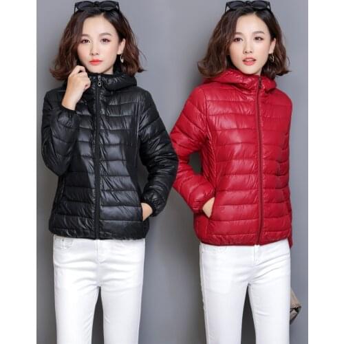 KMETRAM Fall 2020 Ultra Thin Parka Autumn Winter Jacket Women Fashion Short Coat Female Jacket Korean Outwear Manteau Femme MY