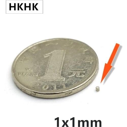 Hall sensor magnet 1x1 mm strong Circular Disc Magnet Neodymium Magnet 1mmx1mm