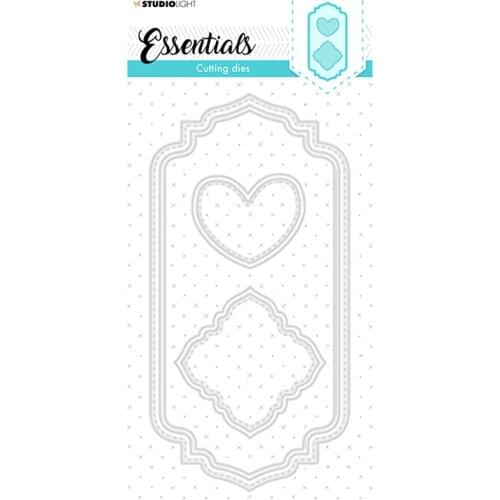 Long Rectangular Card Metal Cutting Dies for DIY Scrapbooking Photo Album Decorative Embossing PaperCard Crafts Die2021