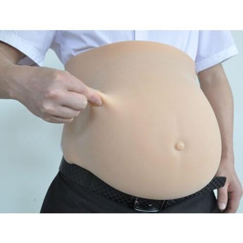Mens fake belly beer belly ladies baby belly pregnancy