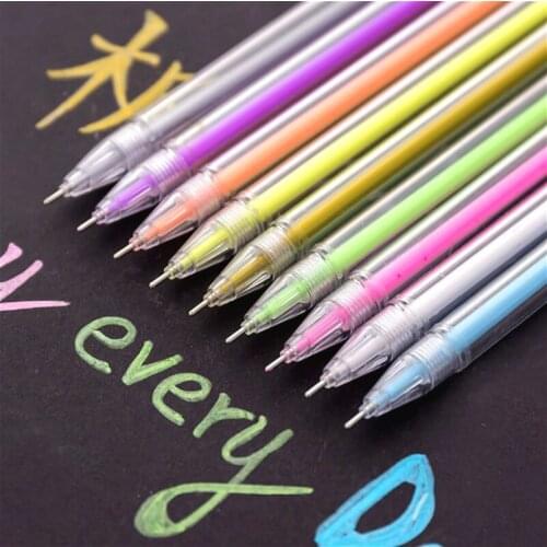 Magic Shimmer Paint Pens Set of 9colors For Kids Adults DRAWING Art Signature Coloring Journal