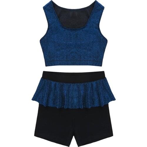 Oyolan 2021 New Girls Jazz Dance Costumes Hip Hop Outfit Street Dancing Suit Kids Modern Stage Wear Children Sports Yoga Clothes