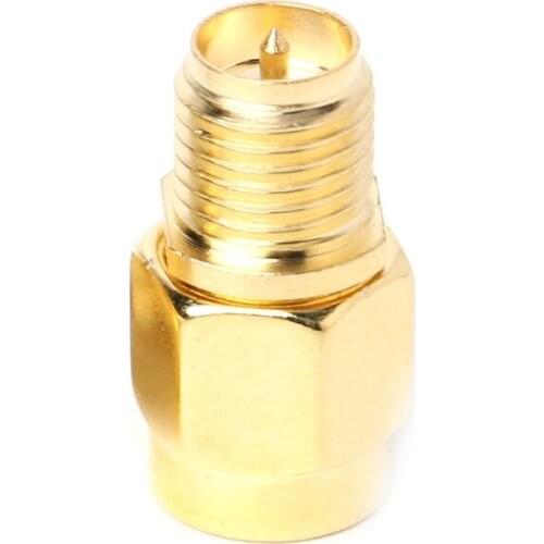 SMA Male Plug to RP- SMA Male Adapter Coaxial Connector Straight RF Connector C7AB