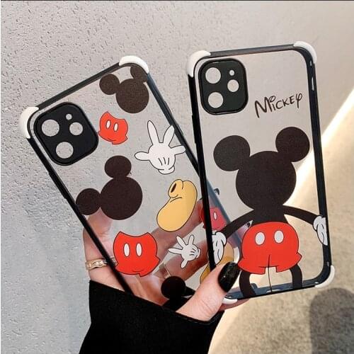 DISNEY Mickey silicone case for iPhone 11 Pro X Xs Max iPhone 12 12mini 12Pro 12Promax Official Liquid Silicon 360 Full Cover