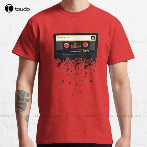 The Death Of The Cassette Tape. Music Treble Musical Band T-Shirt Funny Shirts For Men Tee Shirt white shirts for men Unisex