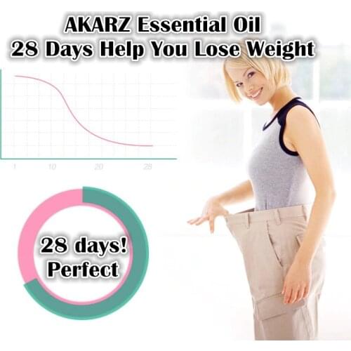 AKARZ Famous brand Skin Care Weight Loss Product Slimming Pure Plant essential oil fat burningThin waist legs body whitening oil
