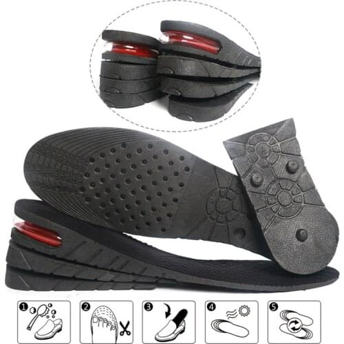 Height Increase Insoles Shoe Lift with Air Cushion Shoe Insole for Men and Women Taller Insoles can CSV