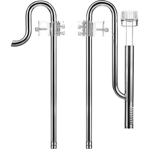 Lily Pipe Stainless Steel Inflow Outflow Filter for Aquarium Planted Fish Tank HFing