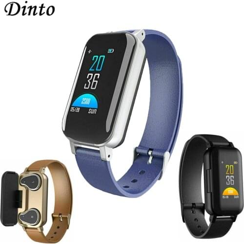 Dinto T89 Smart Watch Bluetooth Headsets TWS Earphone Fitness Heart Rate Blood Pressure Monitor Smart Bracelet Sport Wristband