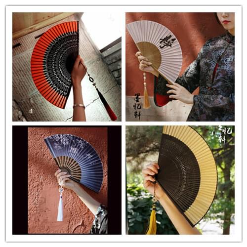 Handmade vintage natural White jade lotus tassel Pendant hanfu dress Fan chi-pao Pendant Hanging decoration Bag packing