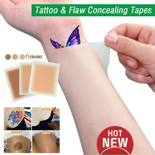 Waterproof Scar Acne Cover Concealer Skin-Friendly Tattoo Cover Up Sticker