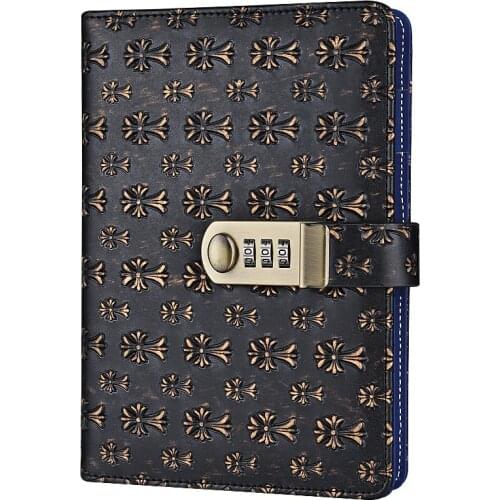Restoration With Lock Code Gift Wenxing Stationery Notebook Lovers'diary Office Business Notebook Handbook