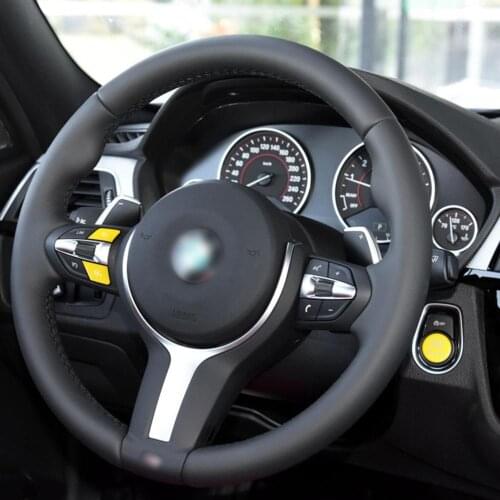 Yellow Color One-button Start And Steering Wheel M1 M2 Mode Switch Button for BMW 1 2 3 4 5 6 Series X5 X6 Models Accessories