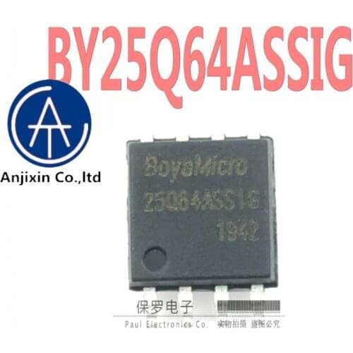 10pcs 100% orginal new memory chip BY25Q64ASSIG 25Q64ASSIG SOP-8 patch in stock