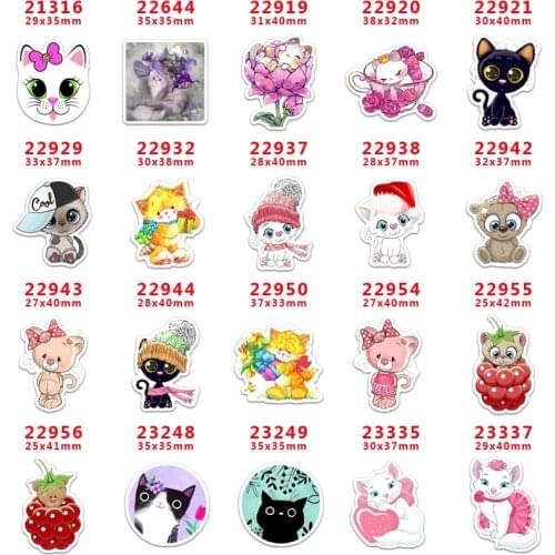 10 Pcs Cartoon Planar Resin Cabochons PR21316