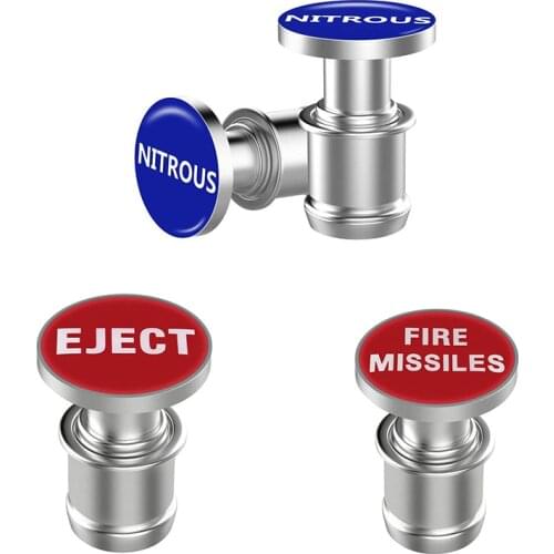 12V DC Red Durable Fire Missiles Push Button Car Auto Lighter Replace Car Accessories Built-in Heat Resistant Ceramic Protector