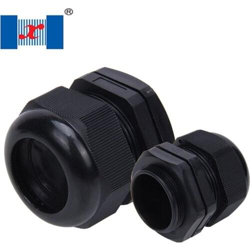 15 Pcs M30*1.5 Black Plastic IP68 Waterproof Nylon Cable Gland Connector Wire For 16-21mm