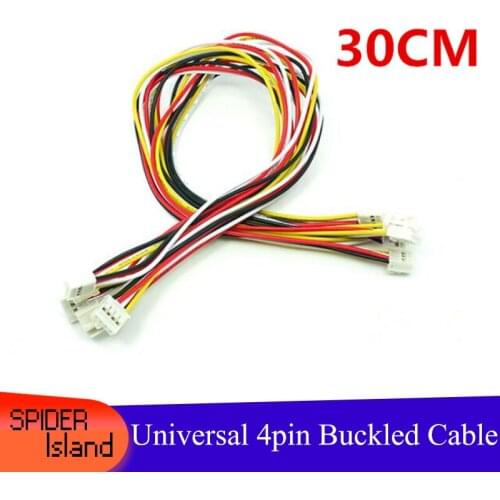 20pcs/lot Universal 4 Pin Buckled Cable 30CM Crowtail Compatible Cable to Grove Convertor