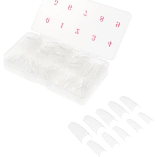 500pcs / Set Clear French False False Nail Tips for Salon DIY Na