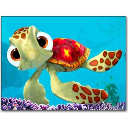 5D Diamond Painting Tortoise Picture Of Rhinestone Diamond Embroidery Cross Stitch Animal Needlework Decor For Home