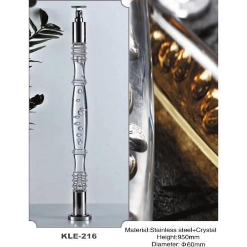 Freeshipping AMS-216clear Acrylic PMMA Royal Pantinated Indoor Decorative Modern Luxury Column Pole Pillar Baluster Post