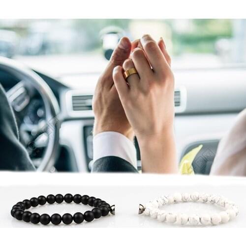 Natural Stone beads couple bracelet magnetic men bracelets for women jewellery pulsera hombre armband accessories bileklik