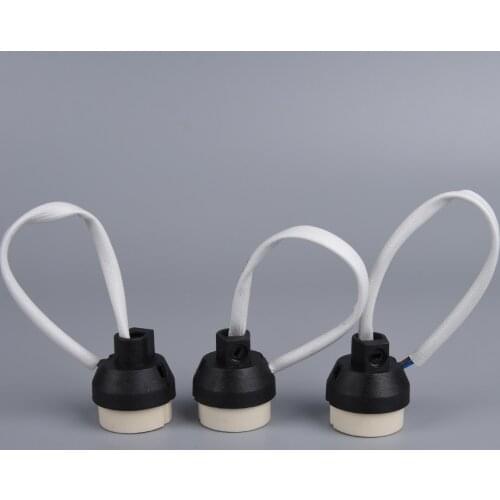 One Piece Ceramic Holder Lamp Wiring For GU10 Base Halogen Sockets Or GU10 Led Bulb Socket Base Connector