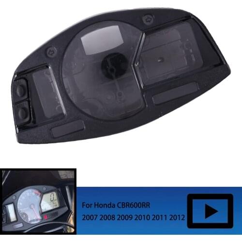 New Speedometer Gauges Instrument Tachometer Cover Case ABS Shell Mounts For Honda CBR600RR 2007-2012 CBR 600 RR