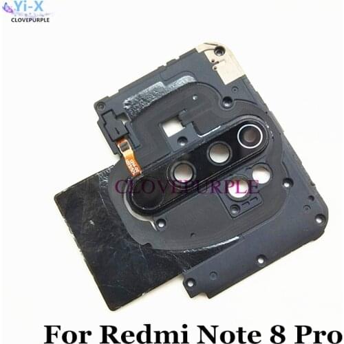 For Xiaomi Redmi Note 8 Pro Motherboard Cover NFC Module Wifi Antenna Signal Cover with Camera Lens Fingerprint Sensor