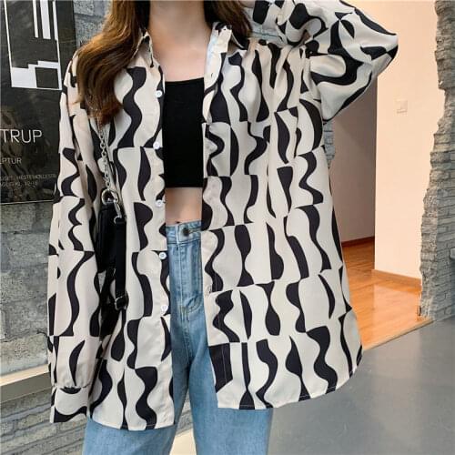 Cheap wholesale 2021 spring summer autumn new fashion casual ladies work women Blouse woman overshirt female OL Ay1692