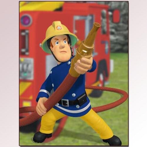 Fireman Sam 5D Full Diamond Painting Square Cross Stitch Home Decoration Diamond Embroidery Not folding canvas Crafts