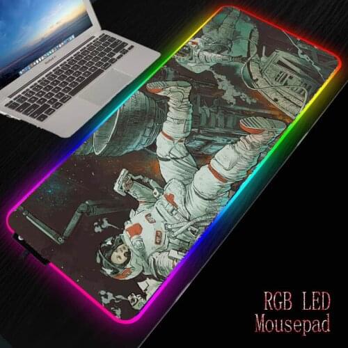 MRGBEST Space Desk Mat MousePad Large Locking Edge Speed Game Gamer Gaming Mouse Pad Soft Laptop Notebook Mat Dropshipping