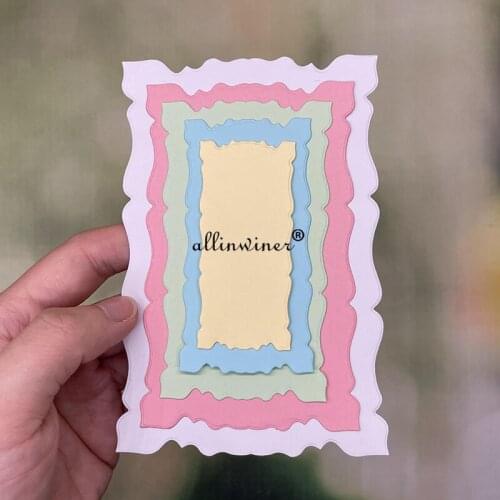 Irregular frame Metal Cutting Dies Stencils Die Cut for DIY Scrapbooking Album Paper Card Embossing