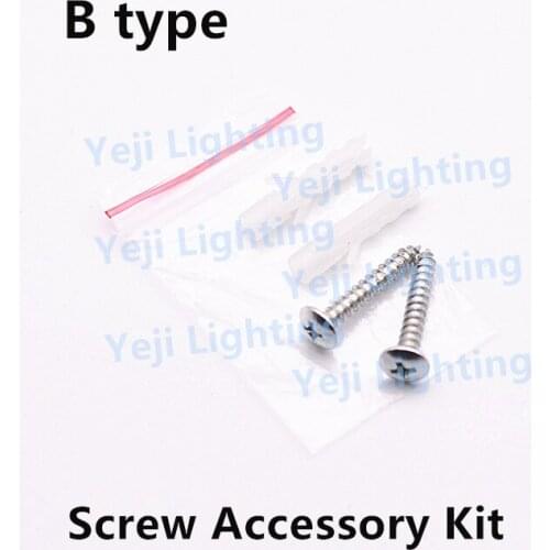 Ceiling rose hanging board screw accessories package Plastic expansion screws, self-tapping screws nut Lighting Accessories
