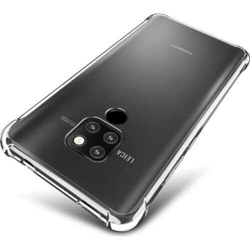 Transparent TPU Case For Huawei Mate 20 Crystal Ultra Shock Soft Back Phone Cover For Huawei Mate 20 Top Quality Slim TPU Cases
