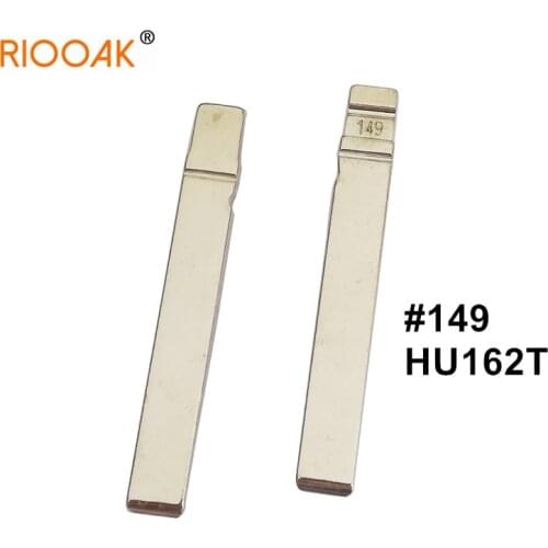 10pcs/lot HU162T Key blank #149 Universal Remote Flip Car Key Blade for VVDI Xhorse Remote/KD Remotes with Center Lot