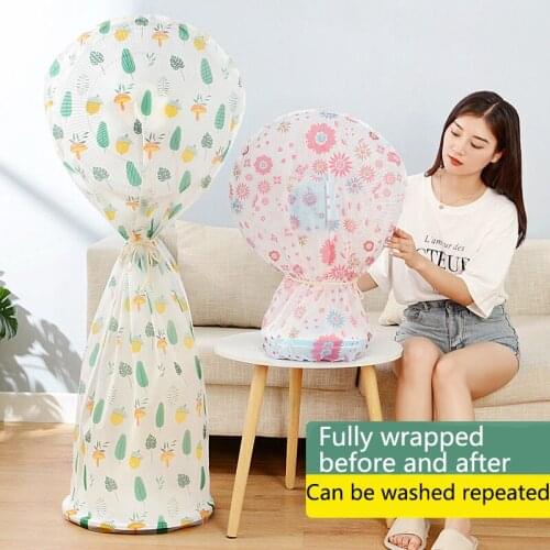 Fan Cover Dust Cover All-Inclusive Floor Fan Cover Fan Cover Fan Cover Vertical Storage Floor Protection Cover Gray Cover