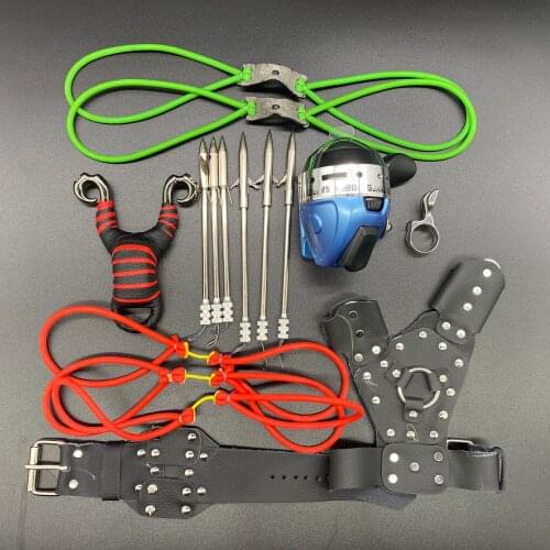 Powerful Hunting Slingshot Outdoor Hunting Fishing Slingshot Catpult With Arrows Professional Fishing Sling For Adult