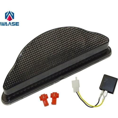 Waase E-Mark Tail Light Brake Turn Signals Integrated LED Light For Yamaha Road Star XV1700 Warrior 2002 2003 2004-2007-2009