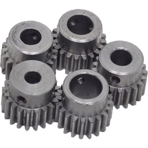 Motor Gear Synchronous Belt Pulley 1 Dies and 20 Teeth DC Gear Motor Alloy Steel
