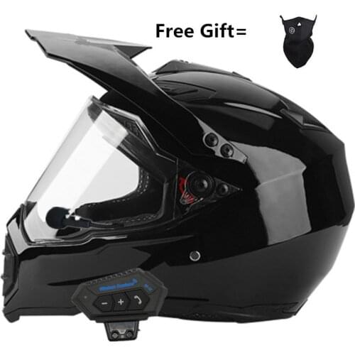 T2 Moto Bluetooth Wireless Noise Cancel Helmet Headset Hands Free Bt V4.2 Intercom Handsfree With Microphonefor Motorcycle