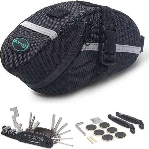 Bike Bags Waterproof Bicycle Saddle Bags Seat Cycling Tail Rear Pouch Bag Riding Storage Saddle Bag Accessories Tools Kit