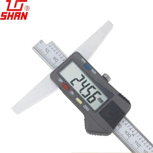 0-200mm depth caliper High precision electronic digital depth gauge vernier caliper stainless steel calipers metalworking