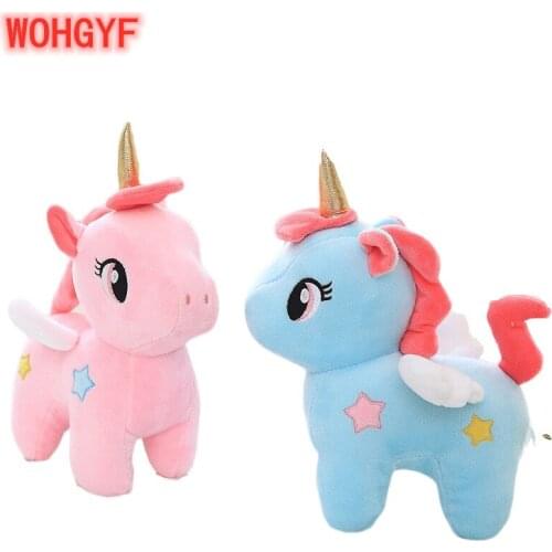 1pc 20cm Cute Unicorn Plush Toys Stuffed Animals Doll Toys Plush Unicorn Birthday Gifts Kids Girls Toys